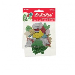 Bradatel Autoadeziv DACO, Material Spuma, 51 Buc/Set, Multicolor, Accesorii Craft, Barzi Autoadezivi, Braduti Colorati din Spuma, Forme Decorative Craciun, Brazi Decorativi din Spuma, Brad din Spuma Autoadeziv, Decoratiuni din Spuma Craciun Bradatel Autoadeziv DACO, Material Spuma, 51 Buc/Set, Multicolor, Accesorii Craft, Barzi Autoadezivi, Braduti Colorati din Spuma, Forme Decorative Craciun, Brazi Decorativi din Spuma, Brad din Spuma Autoadeziv, Decoratiuni din Spuma Craciun