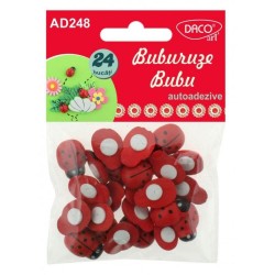 Buburuze Lemn Autoadezive DACO, 24 Buc/Set, 1.4x1.9 cm, Culoare Rosie, Buburuze Decorative Autoadezive, Buburuze din Lemn cu Adeziv, Buburuze pentru Lipit din Lemn, Buburuze Decorative cu Lipici, Buburuze Adezive Buburuze Lemn Autoadezive DACO, 24 Buc/Set, 1.4x1.9 cm, Culoare Rosie, Buburuze Decorative Autoadezive, Buburuze din Lemn cu Adeziv, Buburuze pentru Lipit din Lemn, Buburuze Decorative cu Lipici, Buburuze Adezive