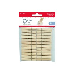 Cleme din Lemn Daco Agata-ma Simplu, 24 Buc/Set, Natur, Cleme Lemn Decorative, Carlige Lemn Decorative, Carlige Natur, Set de Carlige din Lemn, Carlige Natur, Accesorii Craft, Accesorii Creatie Cleme din Lemn Daco Agata-ma Simplu, 24 Buc/Set, Natur, Cleme Lemn Decorative, Carlige Lemn Decorative, Carlige Natur, Set de Carlige din Lemn, Carlige Natur, Accesorii Craft, Accesorii Creatie