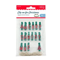 Cleme din Lemn Daco Agata-ma de Craciun, 16 Buc/Set, Multicolor, Cleme Lemn Decorative, Carlige Lemn Decorative, Carlige Colorate, Set de Carlige din Lemn, Carlige Multicolore, Accesorii Craft, Accesorii Creatie Cleme din Lemn Daco Agata-ma de Craciun, 16 Buc/Set, Multicolor, Cleme Lemn Decorative, Carlige Lemn Decorative, Carlige Colorate, Set de Carlige din Lemn, Carlige Multicolore, Accesorii Craft, Accesorii Creatie