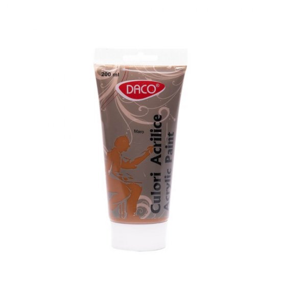 Vopsea Acril Daco 200 ml, Maro, Culori Acrilice, Vopsea Acrilica, Vopsele Acrilice, Vopsea Maro Acril, Acrilica Maro, Acril Culoare Maro, Culoare Acril