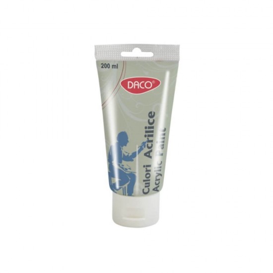 Vopsea Acril Albastru Metalizat DACO, 200 ml, Tempera Acrilica, Culori Acrilice, Vopsea Acrilica, Vopsele Acrilice, Tempera Acril, Vopsea Albastra Acril, Acrilica Albastra, Acril Culoare Albastra, Culori pentru Pictat, Culori Pictura,  Culoare Acril