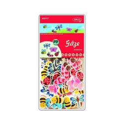 Forme Autoadezive din Spuma Gaze DACO, 99 Buc/Set, Multicolor, Dimensiuni Variabile, Accesorii Craft, Albina din Spuma, Buburuza din Spuma, Libelula din Spuma, Omida din Spuma, Insecte din Spuma, Fluture din Spuma Forme Autoadezive din Spuma Gaze DACO, 99 Buc/Set, Multicolor, Dimensiuni Variabile, Accesorii Craft, Albina din Spuma, Buburuza din Spuma, Libelula din Spuma, Omida din Spuma, Insecte din Spuma, Fluture din Spuma