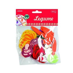 Legume Spuma DACO, Dimensiuni Variabile, 60 Buc/Set, Multicolor, Legume din Spuma, Legume Colorate, Accesorii Craft, Accesorii Decorative, Lagume Daco, Forme Decorative din Spuma, Legume Decorative din Spuma Legume Spuma DACO, Dimensiuni Variabile, 60 Buc/Set, Multicolor, Legume din Spuma, Legume Colorate, Accesorii Craft, Accesorii Decorative, Lagume Daco, Forme Decorative din Spuma, Legume Decorative din Spuma