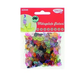 Margelute Fluturi DACO, 60 g, Plastic, Multicolor, Accesorii Craft, Margele Model Fluturi, Margele cu Fluturi, Margele Colorate din Plastic, Margele Fluturi Colorate, Margele Fluturi din Plastic, Margele Bratari, Accesorii Creatie Margelute Fluturi DACO, 60 g, Plastic, Multicolor, Accesorii Craft, Margele Model Fluturi, Margele cu Fluturi, Margele Colorate din Plastic, Margele Fluturi Colorate, Margele Fluturi din Plastic, Margele Bratari, Accesorii Creatie