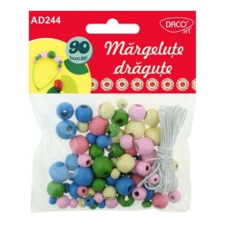 Margelute Lemn DACO, 90 Buc/Set, Elastic 1 m, Multicolor, Margele Bratari, Margele din Lemn, Margele Colorate Lemn, Margele Colorate, Margelute Colorate, Margele pentru Scoala, Margele Bijuterii, Margele Lucru Manual Margelute Lemn DACO, 90 Buc/Set, Elastic 1 m, Multicolor, Margele Bratari, Margele din Lemn, Margele Colorate Lemn, Margele Colorate, Margelute Colorate, Margele pentru Scoala, Margele Bijuterii, Margele Lucru Manual