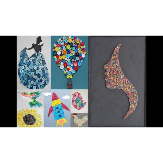 Nasturi Daco Dala, 24 Buc/Set, Multicolor, din Lemn, Nasturi Lemn, Nasturi Mici Decoratiuni, Nasturei de Lemn, Nasturei Lemn, Nasturei Colorati, Accesorii Craft, Accesorii Creatie, Nasturei Dala, Nasturi Dala