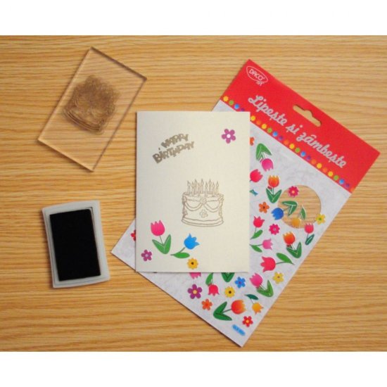 Stampila Netusata Petrecere de Poveste Daco, 13 Modele, Ambalat Blister, Stampile Netusate, Stampile Daco, Stampile Netusate Daco, Stampile Copii, Stampile Decorative, Stampile pentru Copii, Accesorii Craft