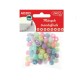 Margele Trandafirele DACO, 30 g, 1 Metru Elastic, Multicolor, Margele Trandafir, Margele Trandafir Plastic, Margele Trandafir Colorate, Margele Trandafir cu Snur