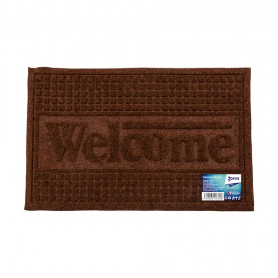 Covoras pentru Intrare din Cauciuc Sintetic, 60x40 cm, Culoare Maro, Covorase pentru Intrare Zorex Pro, Covoras pentru Usa, Covorase din Cauciuc Sintetic, Pres pentru Usa, Presuri pentru Intrare, Covorase Intrare si Presuri