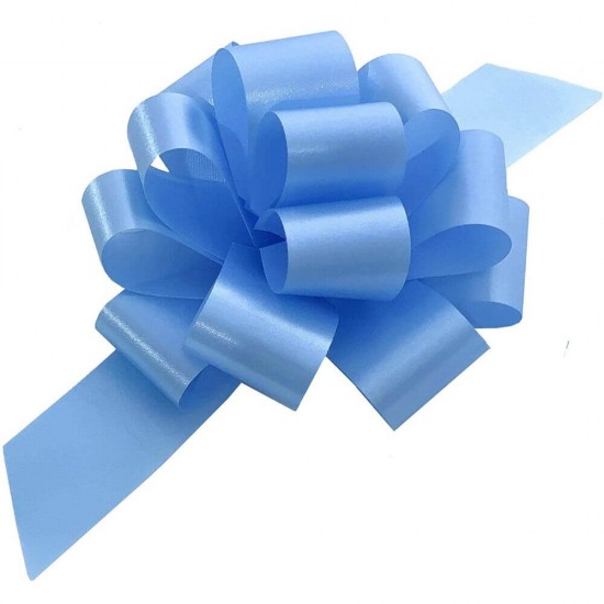 Fundite Mici, 20 Buc/Set, Culoare Albastra, Funda Albastra, Funde cu Autoformare, Funda Cadou, Funda Autoformare, Panglica Cadou, Fundite Cadouri, Fundite cu Autoformare, Funda Rapida, Decoratiuni Cadouri