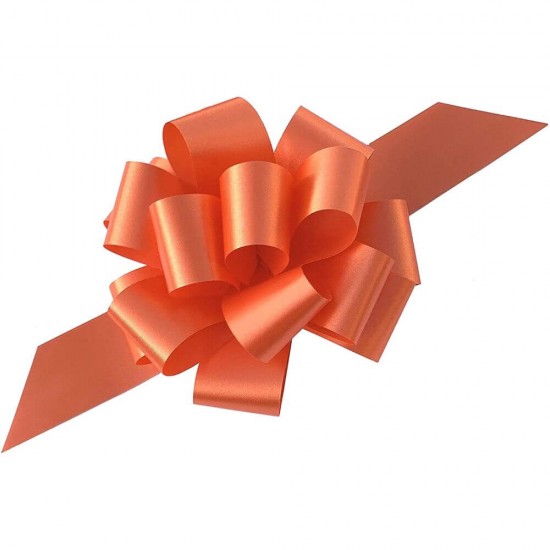 Fundite Mari, 20 Buc/Set, Culoare Portocalie, Funda Portocalie, Funde cu Autoformare, Funda Cadou, Funda Autoformare, Panglica Cadou, Fundite Cadouri, Fundite cu Autoformare, Funda Rapida, Decoratiuni Cadouri