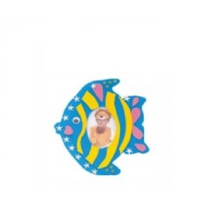 Rama Foto DACO, 10 cm, Model Peste, Albastru, Set Creativ Rama Foto, Set Creativ Copii, Rama Foto Set Creativ, Rama pentru Fotografii, Rama de Fotografii, Rama pentru Poze, Rama Foto in Forma Peste, Rama Foto pentru Copii