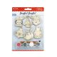 Set Creativ Fericei Daco, Multicolor, Material Lemn, Set Creativ, Set Modelaj, Set Creativ Tematica Craciun, Daco Accesorii, Set Cadou Daco, Set Creativ Cadou Daco, Set Proiect Lucru Manual, Accesorii Craft