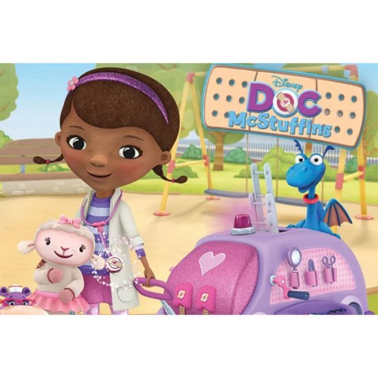 Set Creativ Doc McStuffin Disney, 29x34 cm, 10 Planse de Colorat Printate, 2 Foi de Desenat, 6 Creioane Cerate, 5 Foi cu Abtibildur, Accesorii Craft, Accesorii Modelaj, Plansa Desen, Set Abtibilduri, Set Creioane, Set Cadou, Set Cadou Disney