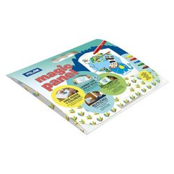 Set Desen Milan Magic Panel, 1 Panou Reutilizabil, 5 Carioci Lavabile, 6 Sabloane, Material Plastic/Hartie, Accesorii Craft, Accesorii Pictura, Plansa Desen, Set Cadou Milan, Sablon Desen, Plansa Desen, Plansa pentru Desen, Planse pentru Desen