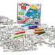 Set Puzzle si 12 Carioci Heroes&Market Carioca, 35 Piese, Multicolor, Carioci Super Lavabile, Puzzle, Puzzle Carioca, Carioci Puzzle, Set Carioca Puzzle, Set Carioca Carioci, Set Creativ, Set Creativ Copii, Set Creativ Carioca