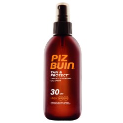 Spray pentru Accelerarea Bronzului Piz Buin Tan & Protect SPF 30, 150 ml, Spray Bronz, Ulei pentru Bronz, Spray pentru Bronz, Spray Accelerare Bronz, Spray Bronz Piz Buiz, Spray Bronz cu SPF, Spray Bronz SPF, Spray Bronz Piele