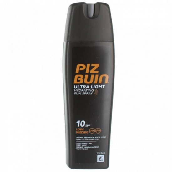 Spray Hidratant Piz Buin Ultra Light SPF 10, 200 ml, Spray Hidratant, Spray cu Protectie Solara, Spray SPF, Spray cu SPF, Spray Hidratantant SPF, Spray Hidratantant cu SPF, Spray Hidratant Piz Buin, Crema Ingrijire Corp