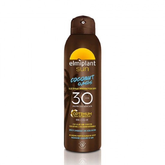 Ulei de Plaja Easy Spray ELMIPLANT Sun, SPF30, 150ml, Spray pentru Plaja SPF30, Ulei pentru Broz, Spray Piele Bronzata, Ulei Spray pentru Bronz SPF30, Spray pentru Bronz SPF30, Ulei Spray Pentru Plaja, Ulei de Plaja SPF30, Spray Ulei de Plaja