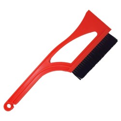 Racleta Gheata cu Perie si Maner, Plastic Rosu, Racleta Zapada, Racleta pentru Gheata, Perie pentru Curatare, Raclete Curatat Zapada, Racleta cu Perie pentru Curatat Gheata, Raclete Curatat Zapada