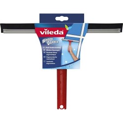 Rezerva Racleta Geamuri Vileda Profi, 28 cm, Cauciuc si Inox, Culoare Rosie, Stergator pentru Geamuri, Stergatoare Tip T pentru Geamuri, Raclete Geamuri si Ferestre, Stergatoare pentru Geam, Ustensile de Spalat Geamuri, Stergator Geamuri Vileda Profi