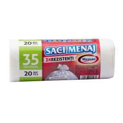 Rola 20 Saci Menajeri 2 x Rezistenti Misavan, 35 l, Albi, Saci de Menaj, Rola Saci Menajeri, Saci Menajeri 35 l, Saci Menajeri in Rola, Saci pentru Menaj, Saci Gunoi, Saci de Gunoi, Saci Deseuri, Saci pentru Deseuri, Saci Cos de Gunoi Rola 20 Saci Menajeri 2 x Rezistenti Misavan, 35 l, Albi, Saci de Menaj, Rola Saci Menajeri, Saci Menajeri 35 l, Saci Menajeri in Rola, Saci pentru Menaj, Saci Gunoi, Saci de Gunoi, Saci Deseuri, Saci pentru Deseuri, Saci Cos de Gunoi
