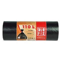 Rola 20 Saci Menajeri Alufix Premium, 110 L, 70x100 cm, Sac Menajer, Saci Menajeri, Sac Gunoi, Saci Gunoi, Sac Menajer, Sac Menajer Alufix, Sac Menajer la Rola, Rola de Saci Menajeri