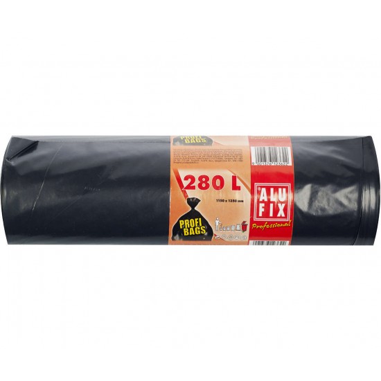 Rola 5 Saci Menajeri Alufix Professional, 280 L, 115x135 cm, Sac Menajer, Saci Menajeri, Sac Gunoi, Saci Gunoi, Sac Menajer, Sac Menajer Alufix, Sac Menajer la Rola, Rola de Saci Menajeri