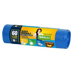 Rola 10 Saci Menajeri pentru Colectare Selectiva Brilli, 60 l, Albastri, Saci de Menaj, Rola Saci Menajeri, Saci Menajeri 60 l, Saci Menajeri in Rola, Saci Menaj cu Manere, Saci Menajeri Parfumati, Saci pentru Menaj, Saci Gunoi Rola 10 Saci Menajeri pentru Colectare Selectiva Brilli, 60 l, Albastri, Saci de Menaj, Rola Saci Menajeri, Saci Menajeri 60 l, Saci Menajeri in Rola, Saci Menaj cu Manere, Saci Menajeri Parfumati, Saci pentru Menaj, Saci Gunoi