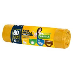 Rola 10 Saci Menajeri pentru Colectare Selectiva Brilli, 60 l, Galbeni, Saci de Menaj, Rola Saci Menajeri, Saci Menajeri 60 l, Saci Menajeri in Rola, Saci Menaj cu Manere, Saci Menajeri Parfumati, Saci pentru Menaj, Saci Gunoi Rola 10 Saci Menajeri pentru Colectare Selectiva Brilli, 60 l, Galbeni, Saci de Menaj, Rola Saci Menajeri, Saci Menajeri 60 l, Saci Menajeri in Rola, Saci Menaj cu Manere, Saci Menajeri Parfumati, Saci pentru Menaj, Saci Gunoi