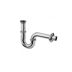 Sifon Standard Tubular Kludi G1 1/4 G1 1/4 X 32 mm, Cromat, Sifon Universal Tubular, Sifon Tubular Standard, Sifon cu Cot de Evacuare 32 mm, Sifon cu Rozeta, Sifon Kludi, Obiecte Sanitare Kludi, Articole Sanitare Kludi, Accesorii Sanitare Kludi