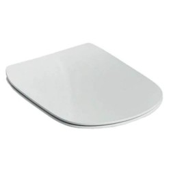 Capac WC cu Inchidere Lenta Ideal Standard Wand Tesi Slim, 40x30x10 cm, Acrilic Alb, Capac pentru Wc, Capace Wc cu Inchidere Lenta, Ideal Standard Capace Wc cu Inchidere Lenta, Capace Toaleta cu Inchidere Lenta, Obiecte Sanitare