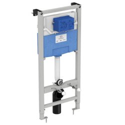 Rezervor WC Incastrat cu Cadru, Ideal Standard, Fara Clapeta cu Actionare Frontala, Forma Dreptunghiulara, Latime 50 cm, Rezervor pentru Vas WC, Rezervor Toaleta Incastrat in Perete, Rezervoare pentru Vase WC, Rezervor pentru Toalete