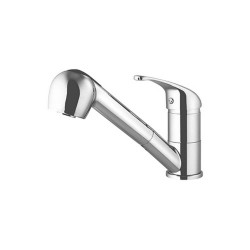 Baterie pentru Bucatarie Sanobi Boema, Dus Extractabil, Finisaj Cromat, Sanobi Boema Baterie Bucatarie, Baterii Bucatarie cu Dus Extractabil, Baterii Bucatarie, Baterie Bucatarie, Baterie Chiuveta Bucatarie cu Dus Extractabil