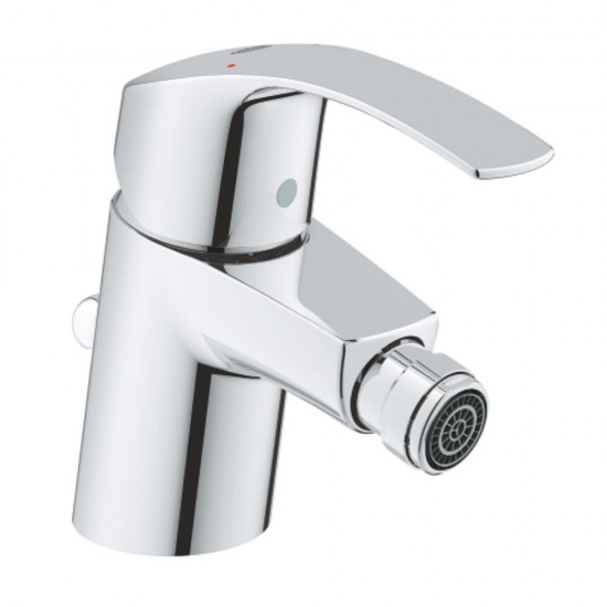 Baterie Grohe Eurosmart pentru Bideu, cu Ventil, Monocomanda, Cromat, Grohe Eurosmart, Baterie Bideu, Baterie Bideu cu Monocomanda, Baterie Grohe, Baterii Sanitare Grohe, Baterie Bideu, Eurosmart Ventil, Baterie Bideu Ventil