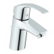 Baterie Grohe Eurosmart pentru Lavoar, cu Ventil, Monocomanda, Cromat, Grohe Eurosmart, Baterie Lavoar, Baterie cu Monocomanda pentru Lavoar, Baterie Grohe, Baterii Sanitare Grohe, Baterie Chiuveta, Obiect Sanitar Baie, Lavoar cu Ventil
