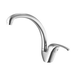 Baterie Sanobi Boema pentru Bucatarie, Gat Lebada, Cromat, Baterie pentru Bucatarie, Baterie cu Gat Lebada, Baterie pentru Bucatarie cu Gat Lebada, Baterie pentru Bucatarie Sanobi Boema, Baterie Cromat pentru Bucatarie