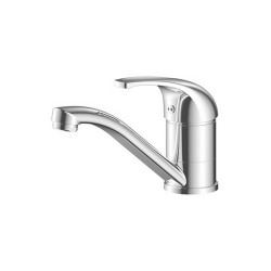 Baterie Sanobi Boema pentru Bucatarie, Pipa Medie, Cromat, Baterie pentru Bucatarie, Baterie cu Pipa Medie, Baterie pentru Bucatarie cu Pipa Medie, Baterie pentru Bucatarie Sanobi Boema, Baterie Cromat pentru Bucatarie