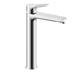 Baterie Inalta Sanobi Lotus pentru Lavoar, Monocomanda, Cromat, Baterie pentru Lavoar, Sanobi Lotus Baterie pentru Lavoar, Baterie Inalta pentru Lavoar, Baterie Inalta Cromat pentru Lavoar, Baterie pentru Chiuveta Baie