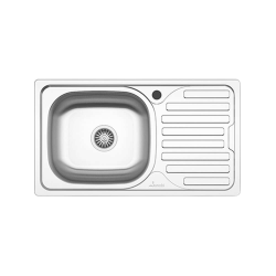 Chiuveta pentru Bucatarie Sanobi, Inox Alimentar, 760x435 mm, Orientare Stanga, Finisaj Linen, Chiuveta, Chiuveta Inox, Chiuveta Sanobi, Chiuveta Inox Sanobi, Chiuveta pentru Blat, Chiuveta Bucatarie, Chiuveta pentru Bucatarie