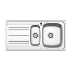 Chiuveta pentru Bucatarie Sanobi, Inox Alimentar, 1000x500 mm, Orientare Dreapta, Chiuveta, Chiuveta Inox, Chiuveta Sanobi, Chiuveta Inox Sanobi, Chiuveta pentru Blat, Chiuveta Bucatarie, Chiuveta pentru Bucatarie