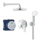 Sistem de Dus cu Baterie Incastrata, Grohe Eurosmart Cosmopolitan Tempesta 210, Crom, Sistem de Dus, Sistem pentru Dus, Dus Coloana pentru Baie, Dus pentru Baie, Sistem Montare Dus, Dus Incastrat, Dus Incastrat in Perete