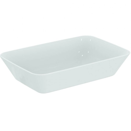 Lavoar Dreptunghiular pe Blat IDEAL STANDARD Connect Air, 60x40 cm, Fara Preaplin, Chiuveta pe Blat, Chiuveta, Lavoar pentru Baie, Lavoar Dreptunghiular pentru Baie, Chiuveta Dreptunghiulara, Chiuveta Dreptunghiulara pentru Baie, Lavoar fara Preaplin