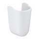Semipicior Lavoar, Grohe Bau, Ceramica Sanitara, 26x20.5x34 cm, Set de Fixare Inclus, Alb, Semipicior Alb, Semipicior pentru Lavoar, Semipicior Ceramic, Semipicior Alb pentru Lavoar, Semipicior Ceramic pentru Baie
