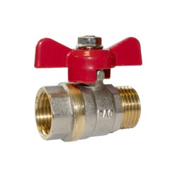   Robinet pentru Apa din Alama, Raodyne, 1 Tol, 16 Bari, Inchidere Sfera, cu Fluture si Olandez, Filet Interior/Exterior, Instalatii Sanitare, Robinet de Alama pentru Apa, Robineti Apa de la Raodyne,  Robinet Inchidere Sfera, Robinet Fluture