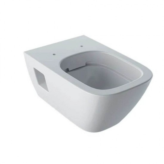 Vas WC Suspendat Geberit Selnova Square Rimfree Modo, Alb, Vas de Toaleta Suspendat, Vase WC Suspendate, Obiecte Sanitare Geberit, Vase de Toaleta Suspendate, Vas WC Alb Suspendat, Vas WC cu Spalare Verticala, Vas WC fara Capac