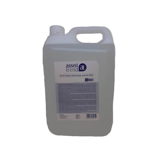 Sapun Lichid Spuma Assist Trend, Alb, 5 L, Bidon Sapun Lichid Spuma, Sapun Lichid Spumant, Sapun pentru Maini, Sapun Maini, Sapun Lichid pentru Maini, Sapun Delicat, Sapun Lichid Delicat, Sapun Piele Moale, Sapun pentru Piele Moale
