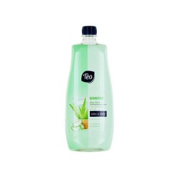 Rezerva Sapun Lichid TEO Sensitive cu Aloe Vera, 800ml, Sapun Lichid, Sapun pentru Maini, Sapun pentru Familie, Sapun TEO, Sapun Parfumat, Sapun cu Aloe
