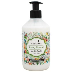 Sapun Lichid Careline Spring Blossom, 500 ml, Parfum de Vanilie si Mar, Recipient cu Pompa, Sapun pentru Maini, Sapun pentru Familie, Sapun Careline, Sapun Parfumat